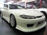 S15シルビアスペックSVパッケージ最終モデル限定車&ホワイトパールカラーフルエアロENKEI...