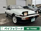 白黒86トレノ入庫です♪エンジンO/H ピストンリング交換済 サーモスタット交換済 タイベル交換済