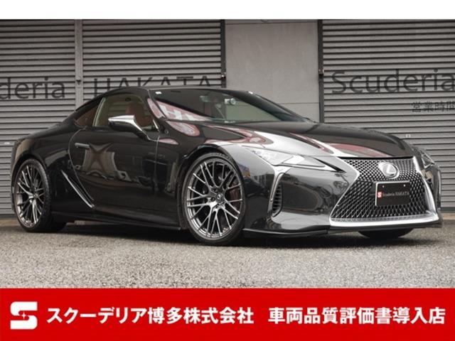 H29年:レクサスLC500・Sパッケージ:5000CC・V8エンジン:グラファイトブラックガ...