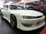 S14シルビアKsターボこうk仕様フルエアロ前後ワイドボディ&SR20DETターボエンジン純正...