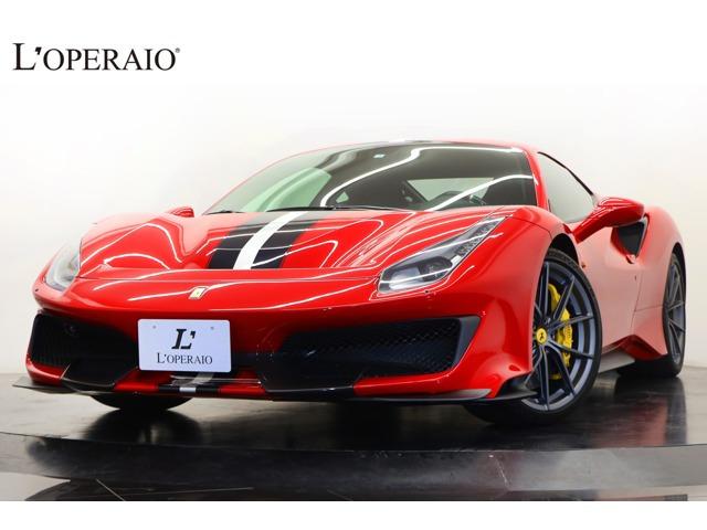 フェラーリ「488Pista」が入庫致しました。V8ユニットを搭載しながらも街を流す中では驚く...