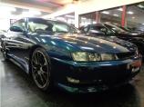 S14シルビアQsエアロSE後期モデルDグリーンMカラーフルエアロ&SR20DEエンジン5MT...